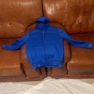 SPORTSWEAR BOYS BLUE COLOR INSIDE FLEECE HOODIE